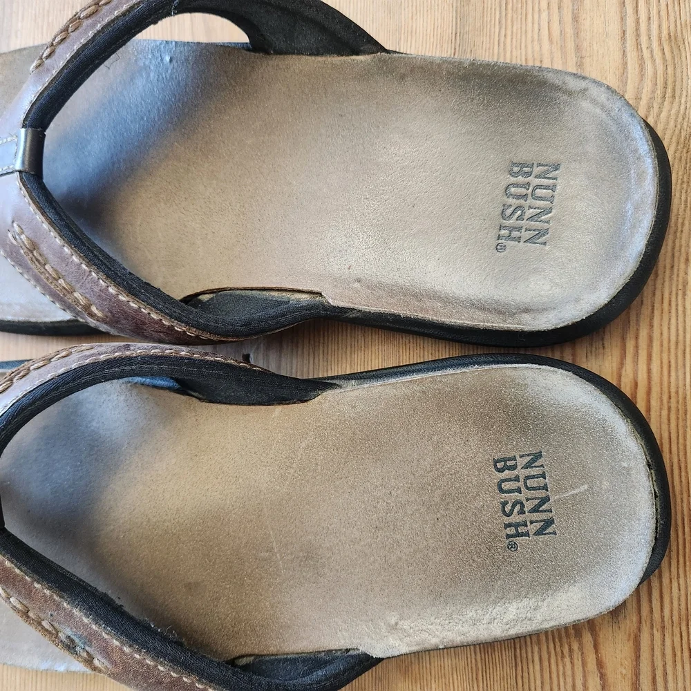 Nunn Bush Men's Brown Sandals Sz Around 14